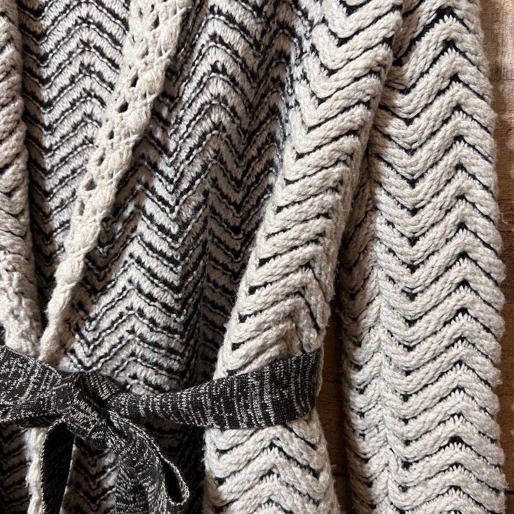 Moth Anthropologie Filamentous Chevron Cardigan Size XS - Picture 5 of 14